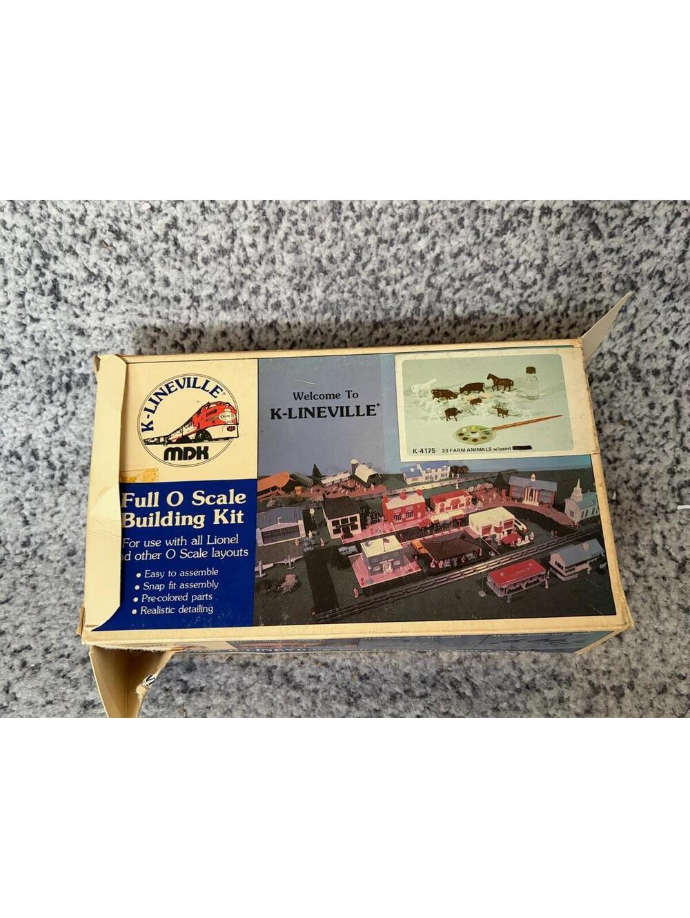 K-Lineville Building Kit K-4175 Farm Animals 23 Animal Figures O Scale